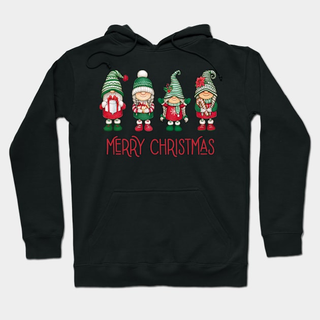 Merry Christmas Hoodie by WonkeyCreations